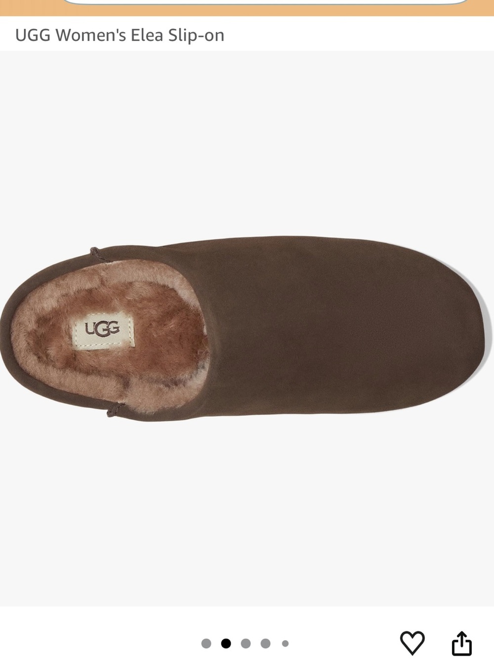 Never Worn UGG Elea Slip-On in Dusted Cocoa